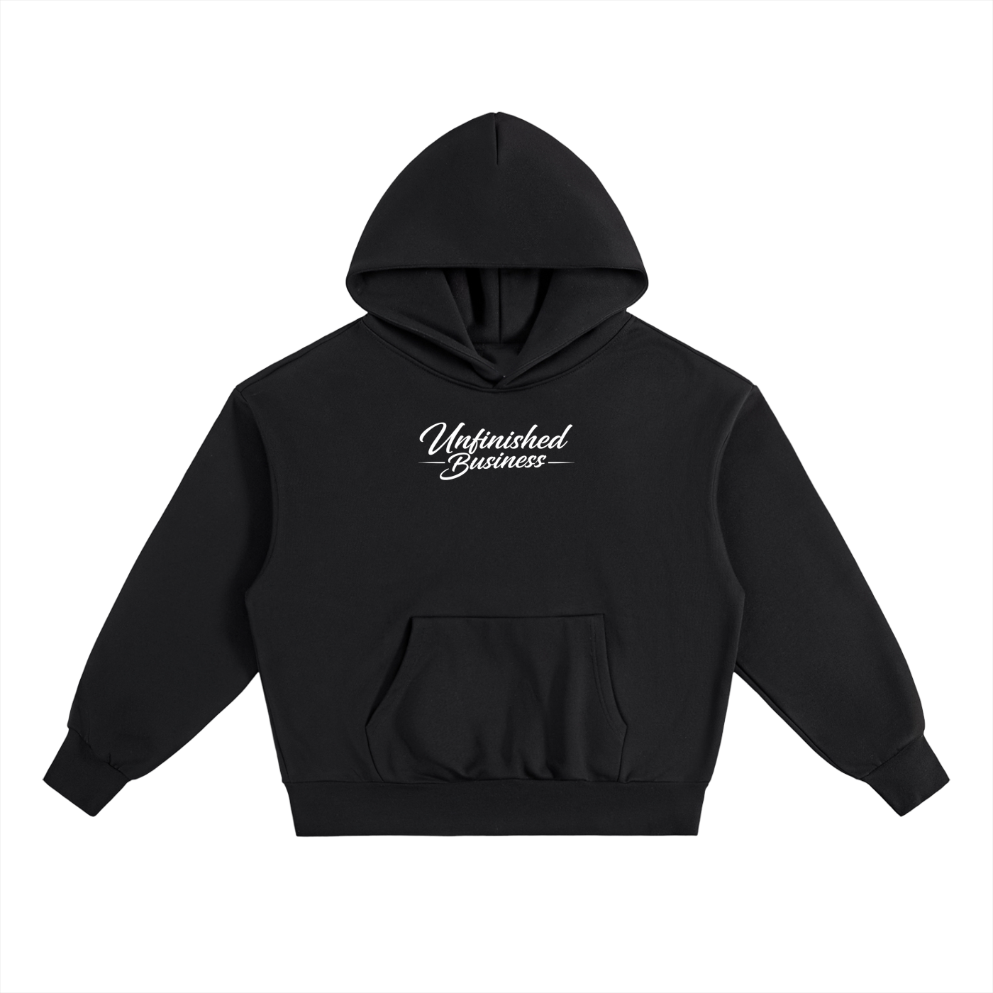 Heavyweight Black Hoodie